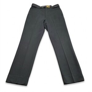 Vintage US Navy Dress Blue Trousers Pants w/ Brass Belt Buckle Men's 30x30 USA